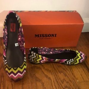 Rare⚡️Missoni For Target 🎯 Ballet Flats